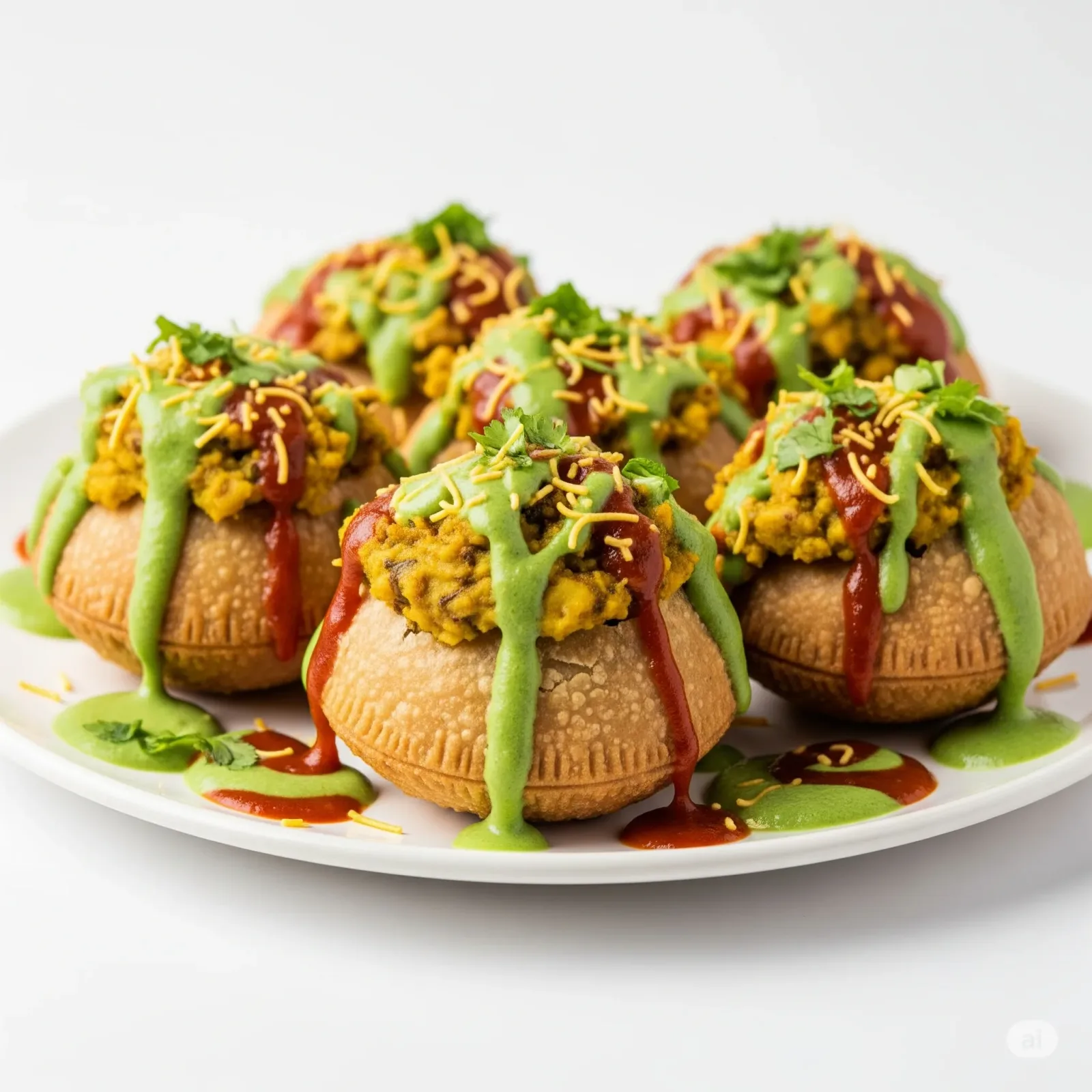 Lilva Kachori Chaat